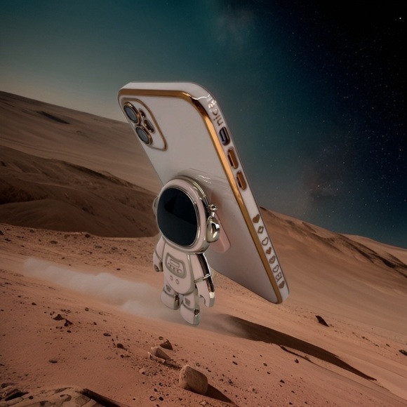 HPX2 🔥 Out-of-this-World Style:Astronaut Case‎ for iPhone 11-Blast Off in Pink! - Picture 1 of 6